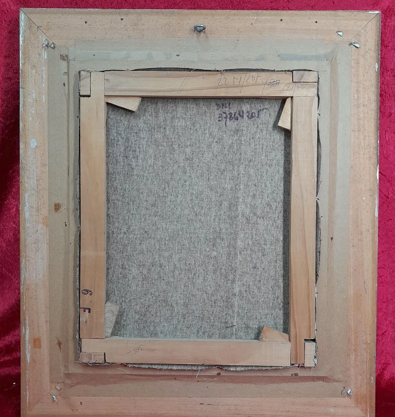 Oil painting, portrait of nude female, 20th century 7