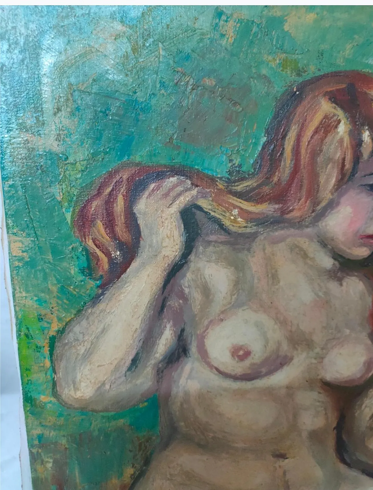 Nudo femminile, dipinto ad olio, '900 2