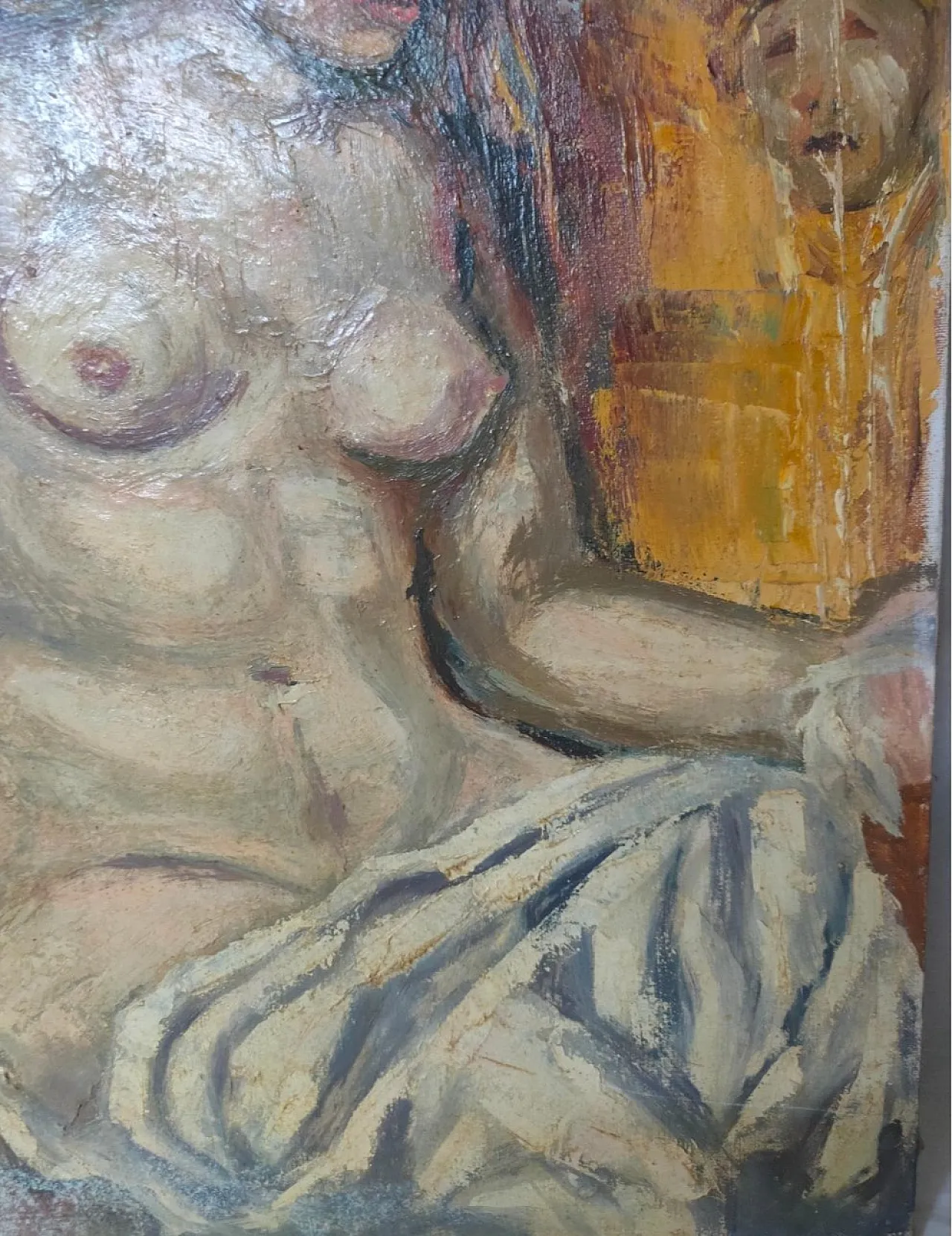 Nudo femminile, dipinto ad olio, '900 5