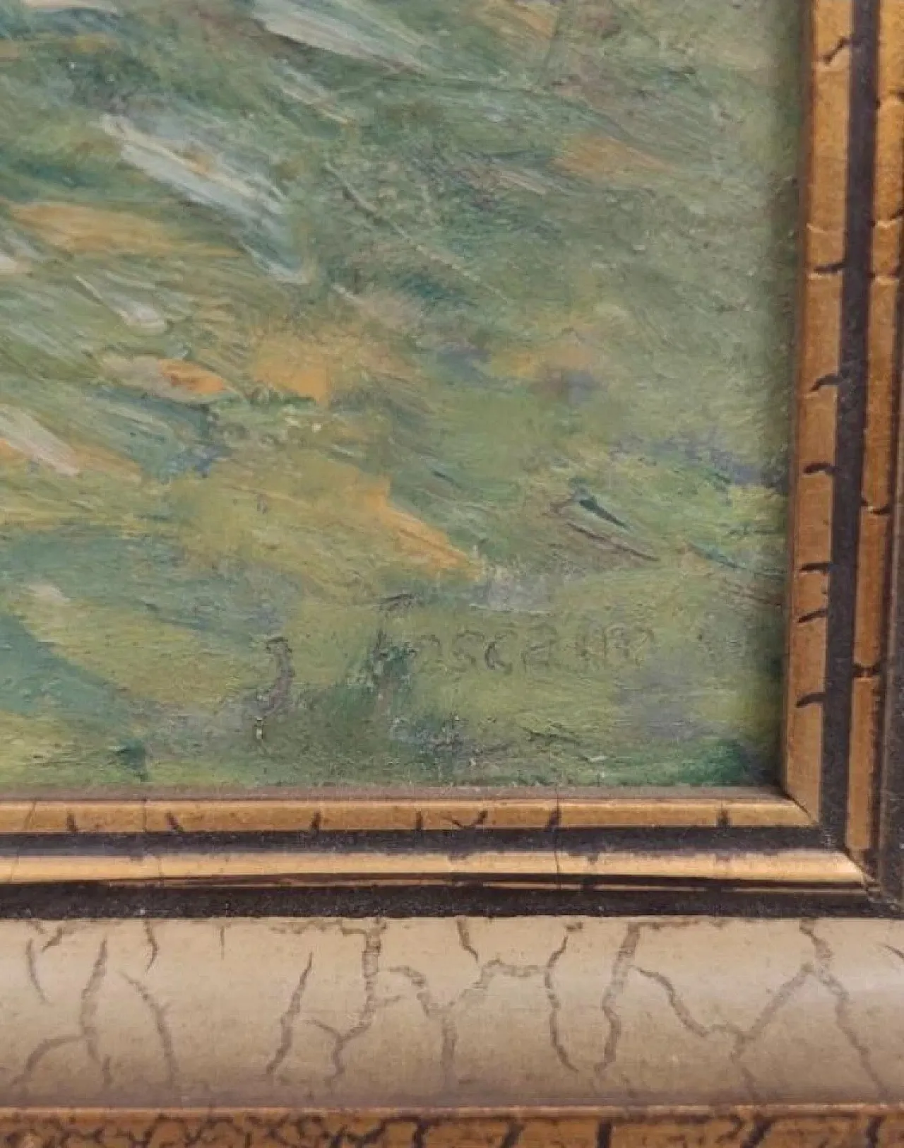 Oil painting still life bouquet of flowers, 20th Century 3