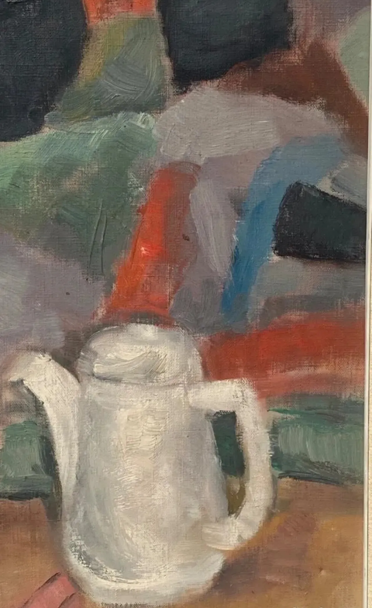 Cups, impressionist still life oil painting, 20th Century 7