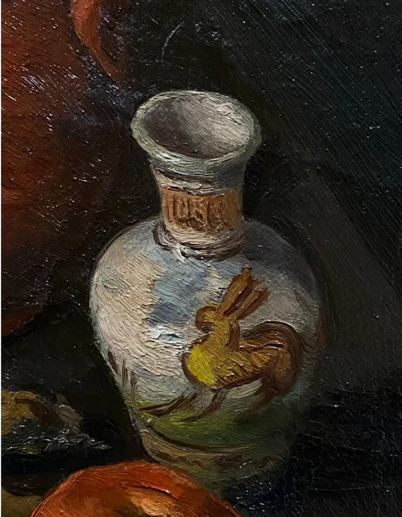 Impressionist fruit still life oil painting, 20th century 9