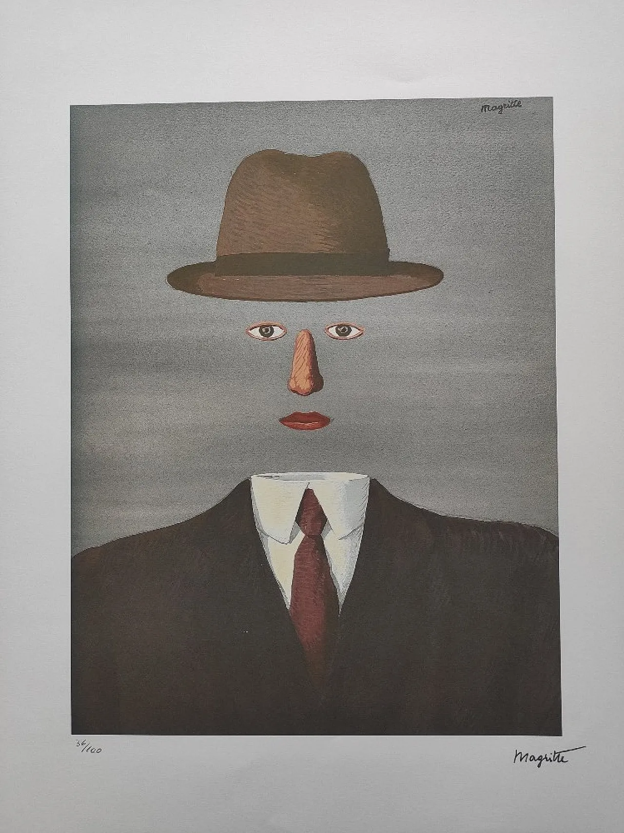Il paesaggio di Baucis di René Magritte, 20th century 2