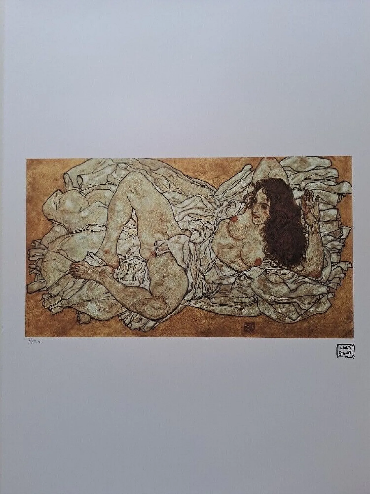 Nudo sdraiato di Egon Schiele, '900 1