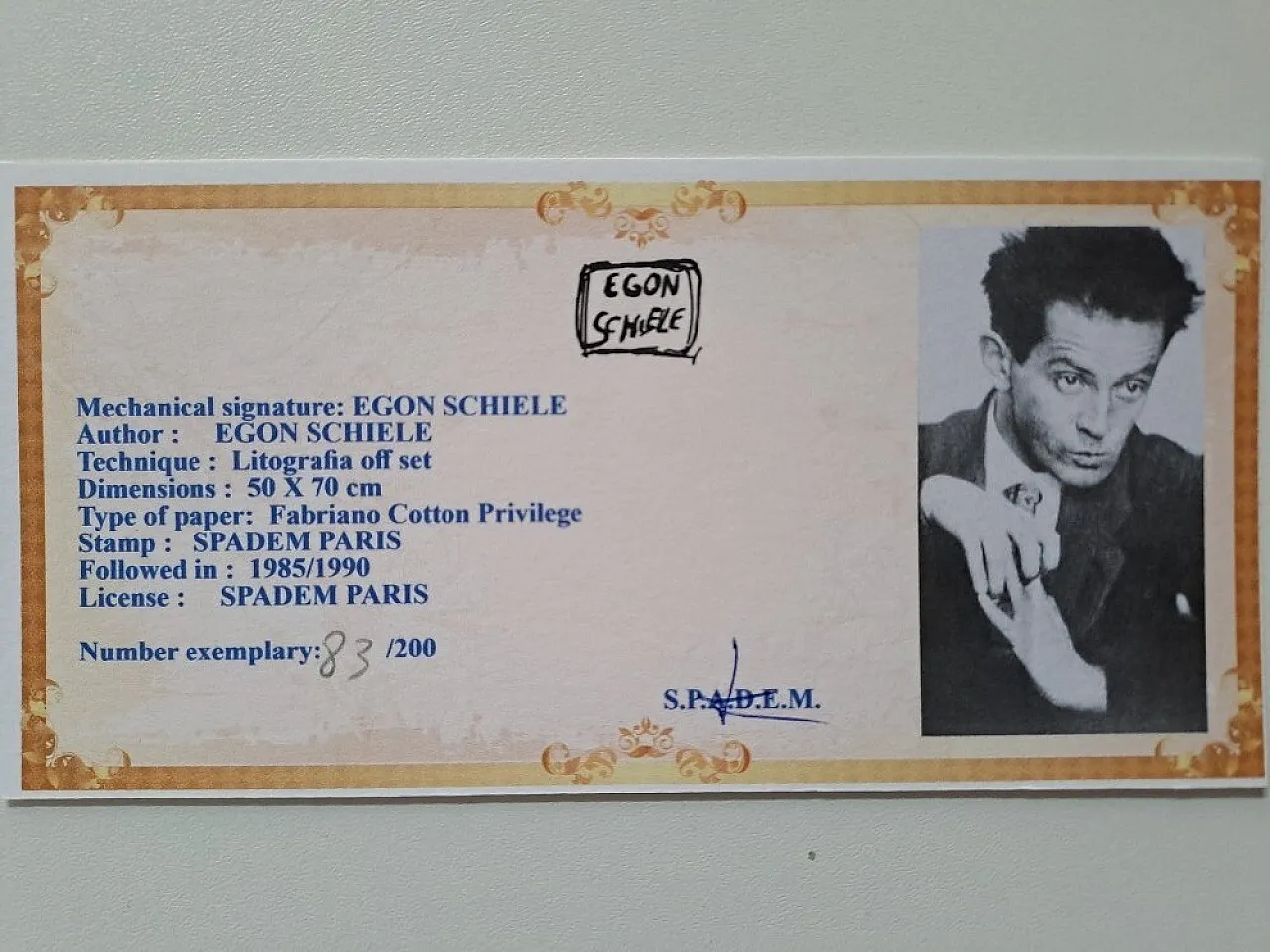 Nudo sdraiato di Egon Schiele, '900 2