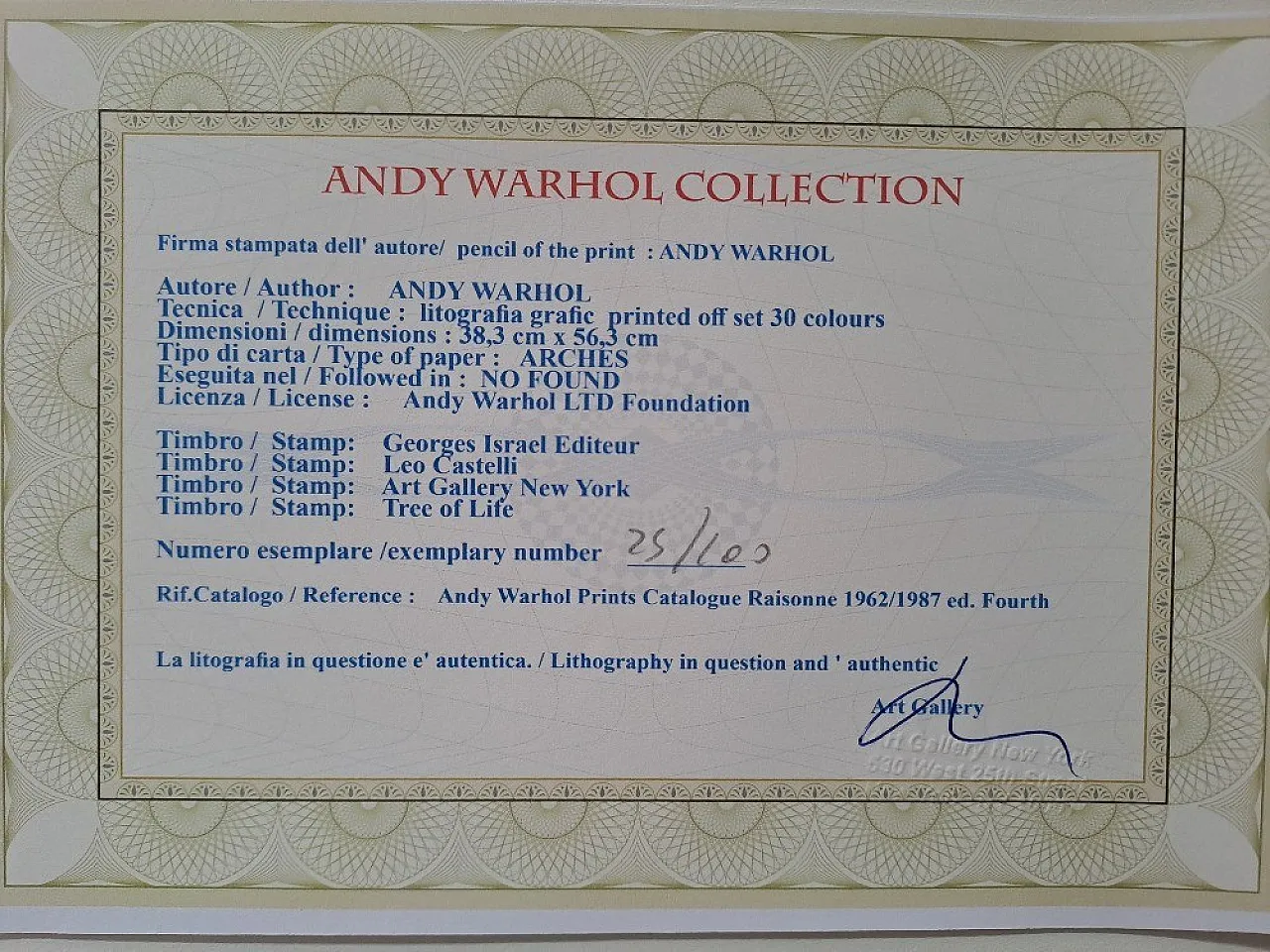 Marilyn Monroe di Andy Warhol, litografia, '900 3