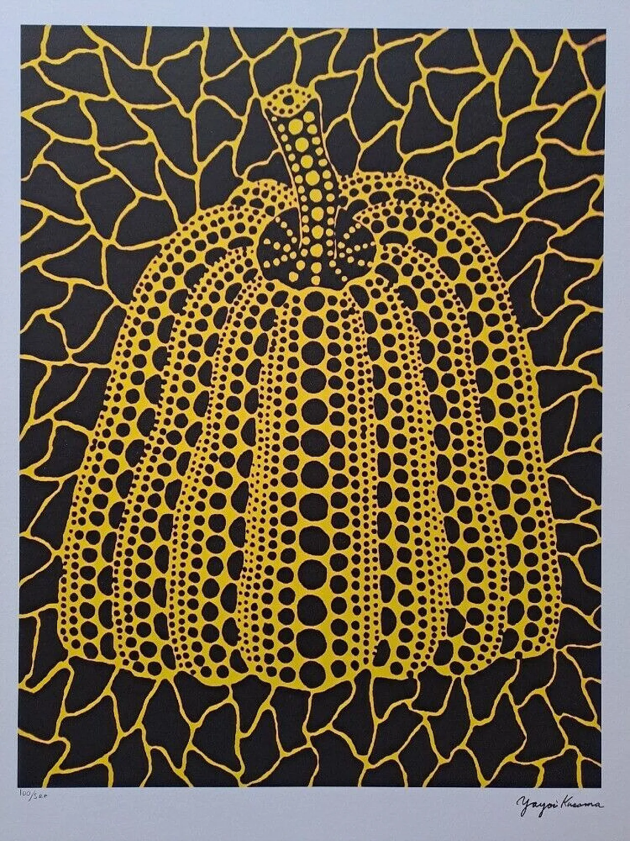 Pumpkin lithograph by Yayoi Kusama, 20th century 1