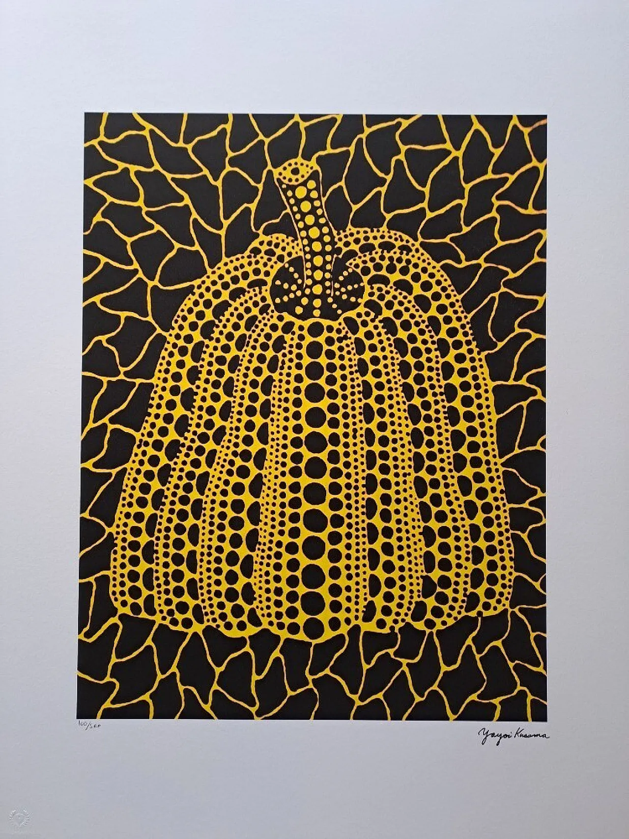 Pumpkin lithograph by Yayoi Kusama, 20th century 2