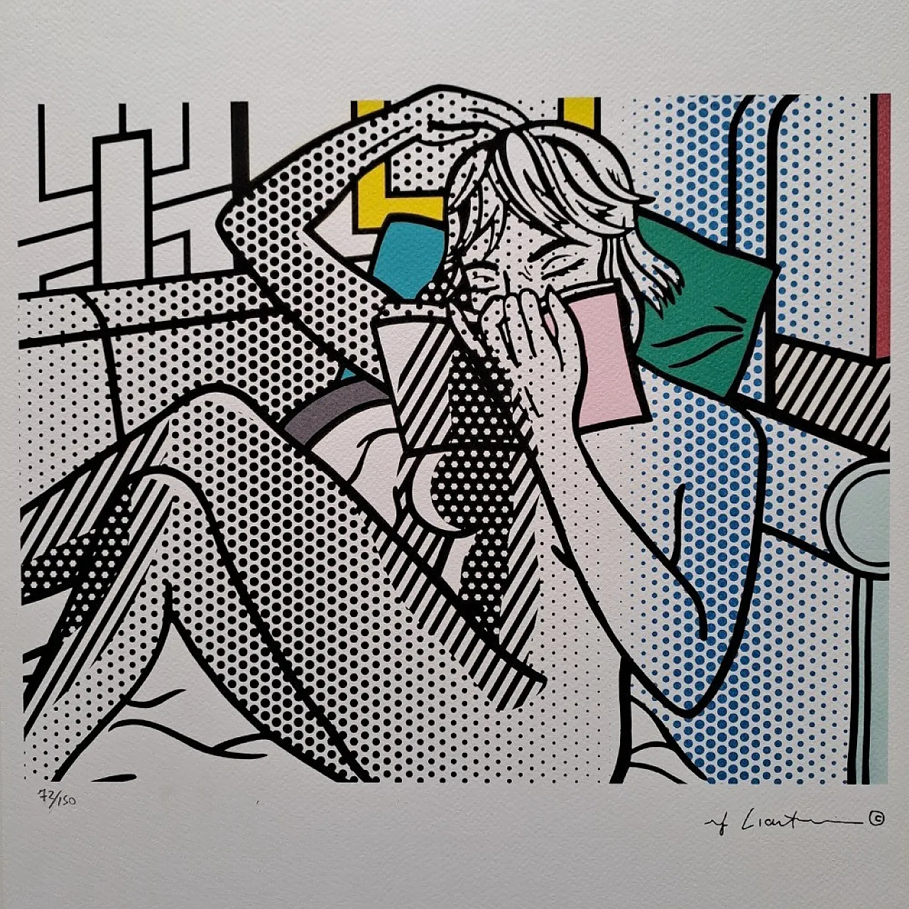 Nude Reading by Roy Lichtenstein, 20th century 1