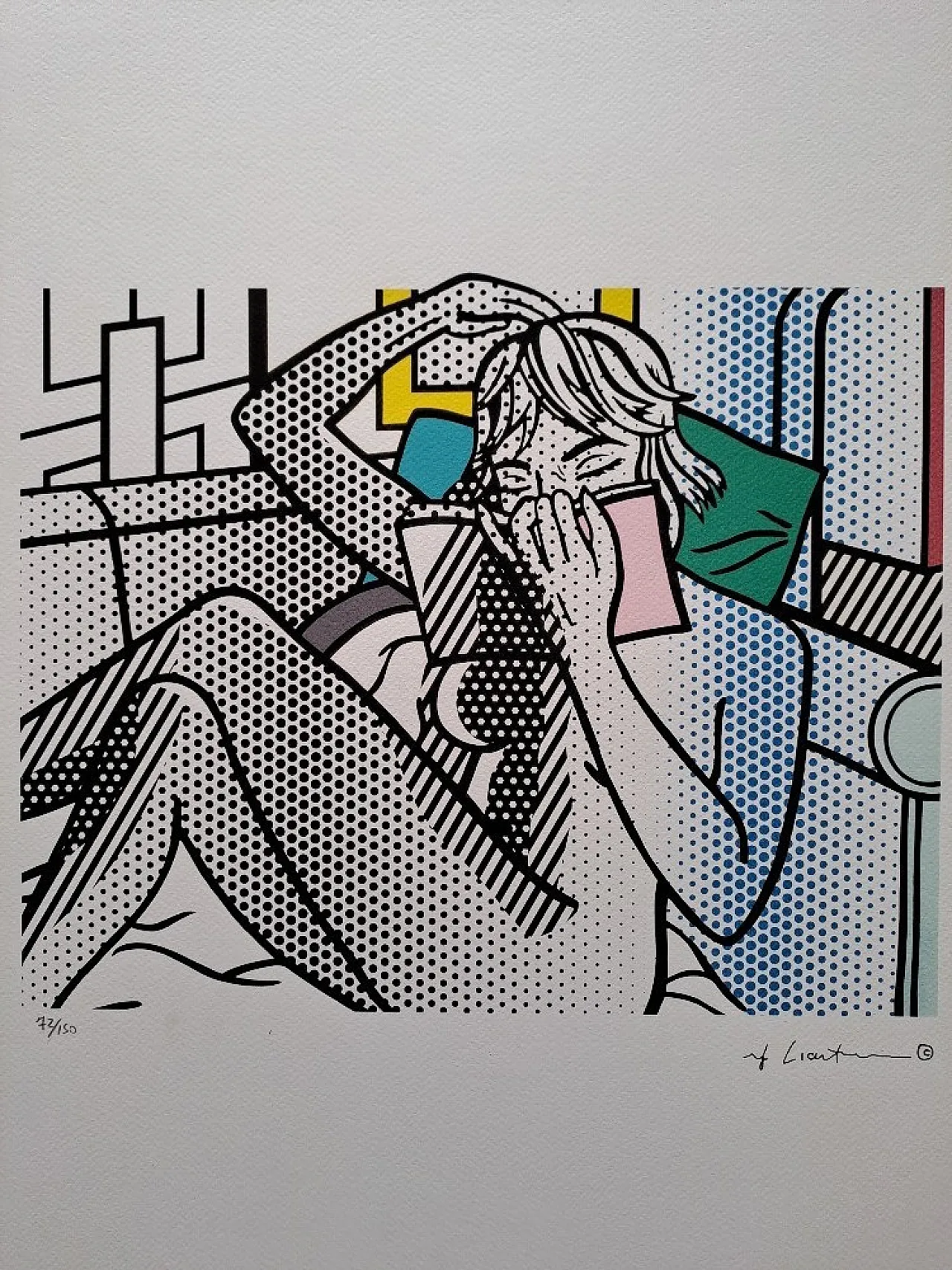 Nude Reading by Roy Lichtenstein, 20th century 2