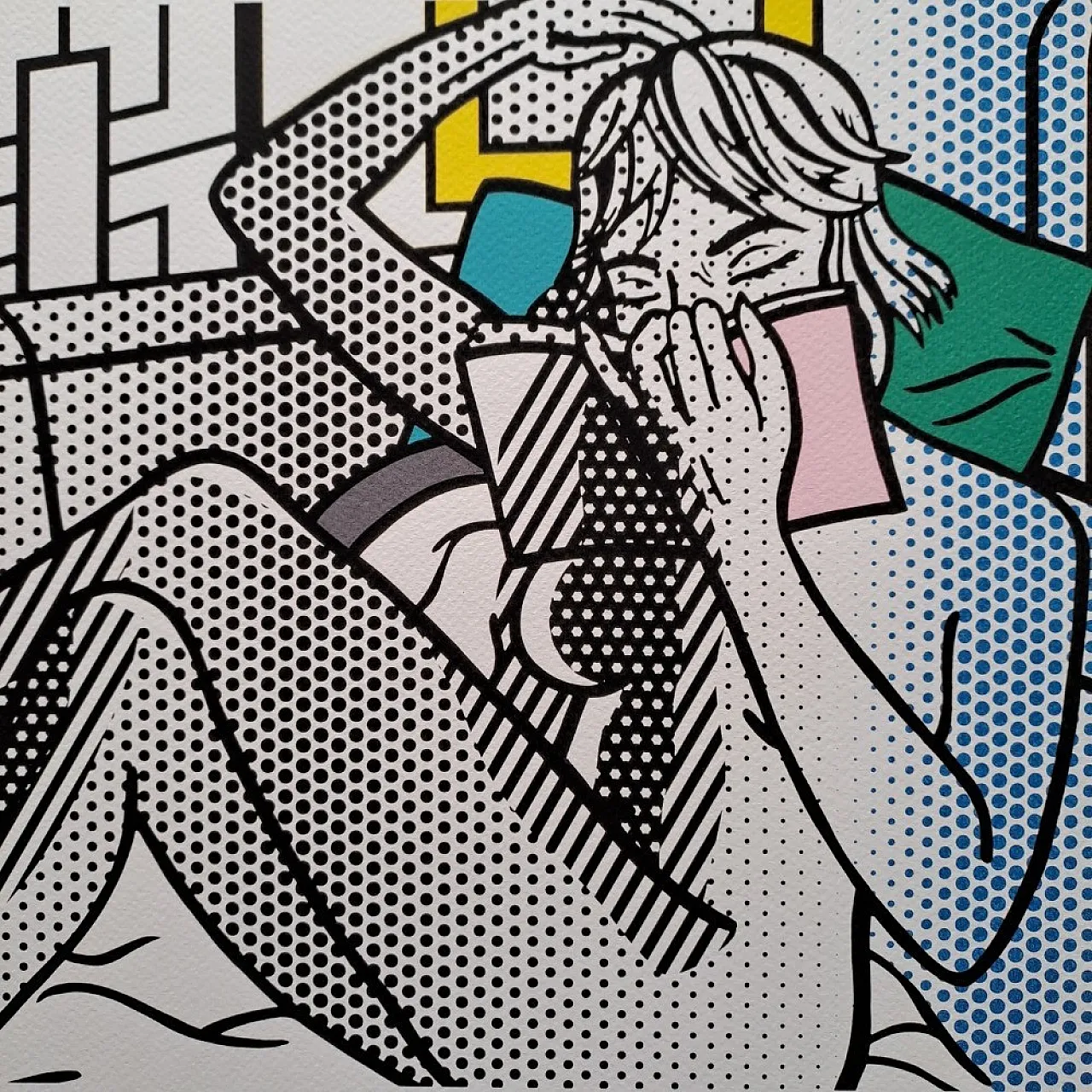 Nude Reading by Roy Lichtenstein, 20th century 3