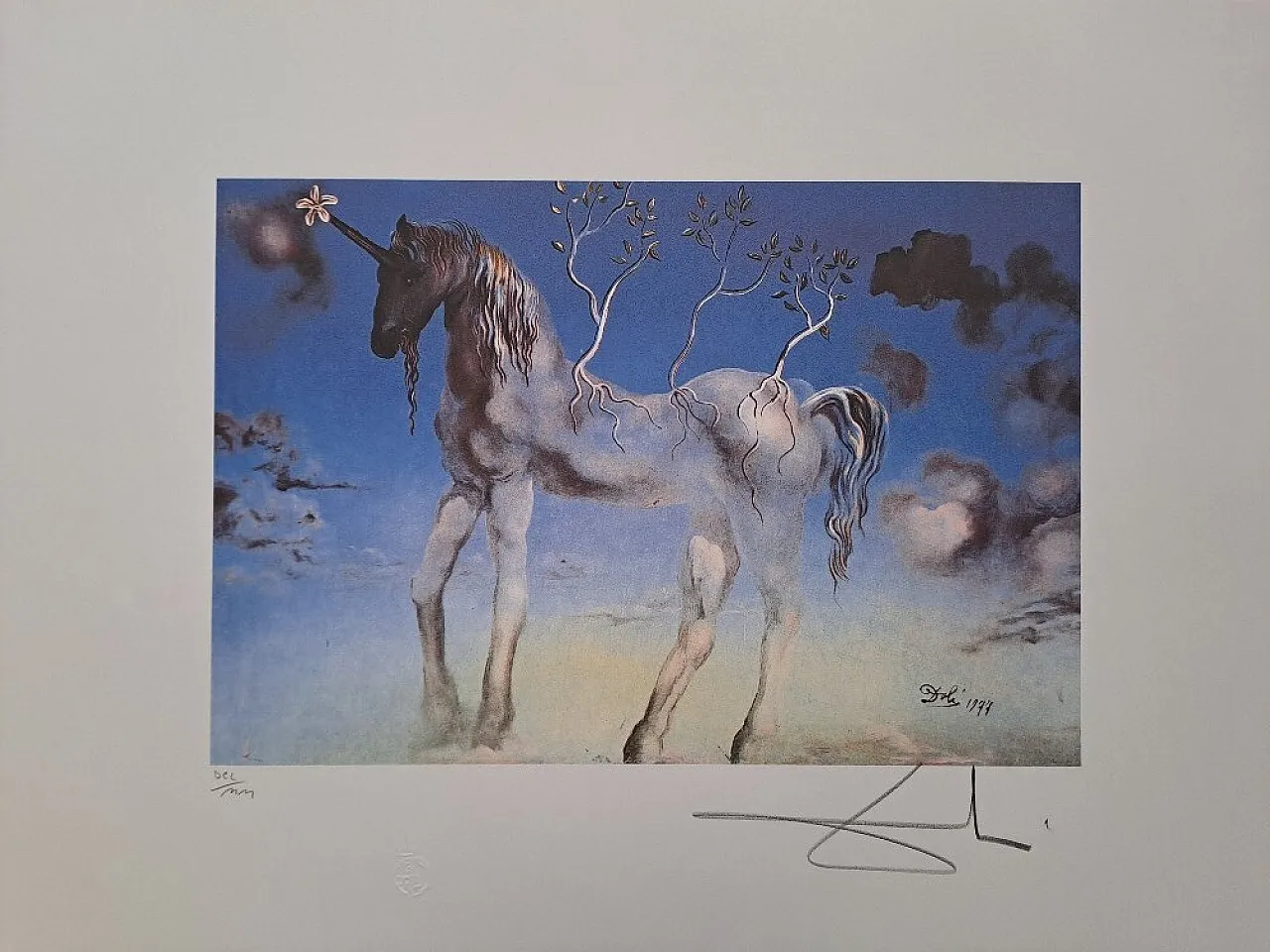 Very Special Unicorn by Salvador Dali, lithograph, 20th century 1