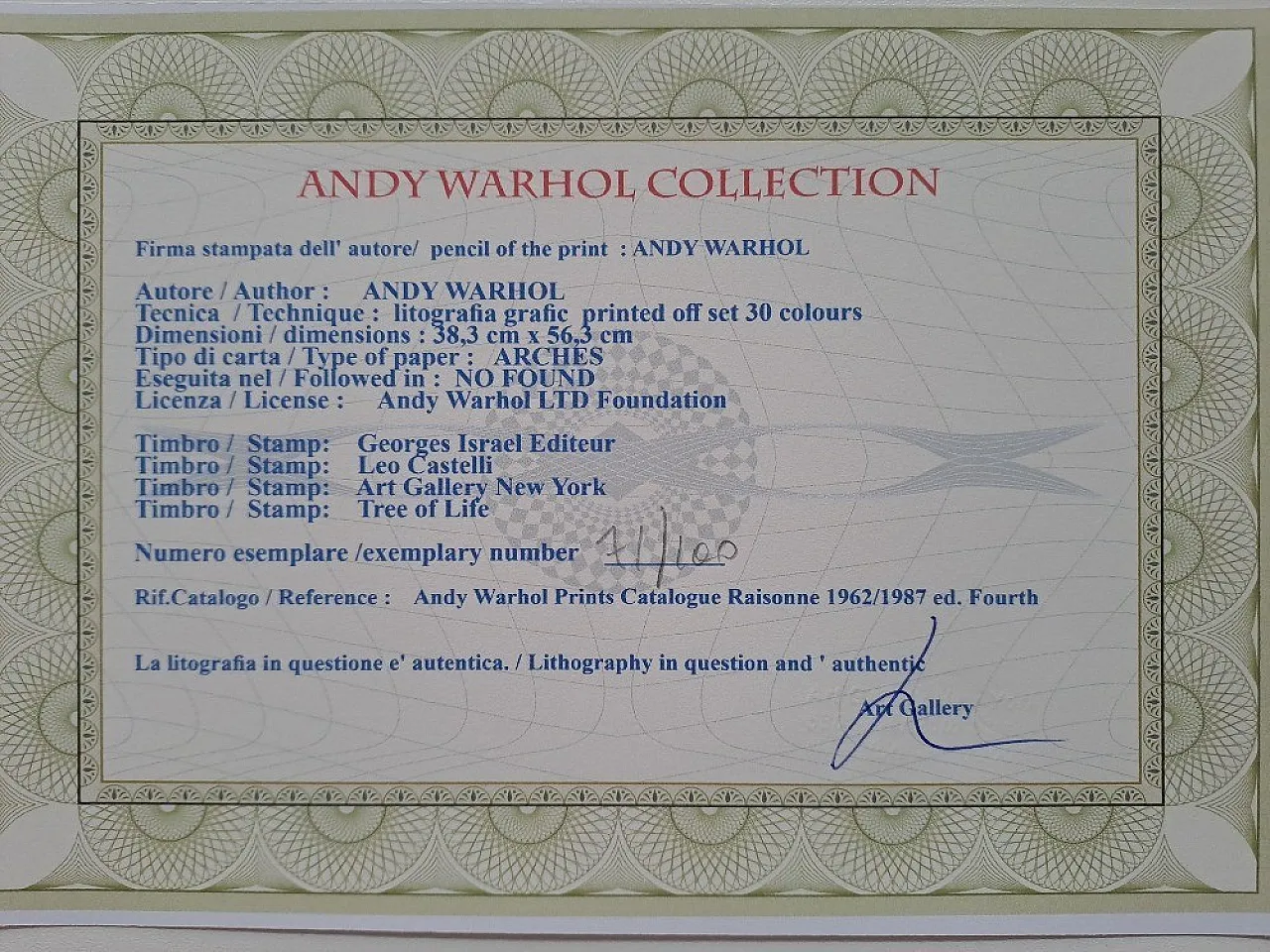 Ritratto di Andy Warhol, anni '80 3