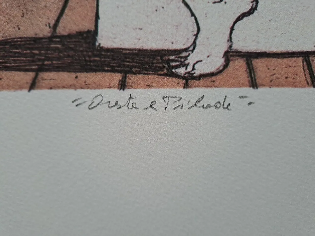 Oreste and Pilade lithograph by Giorgio De Chirico, 20th century 6