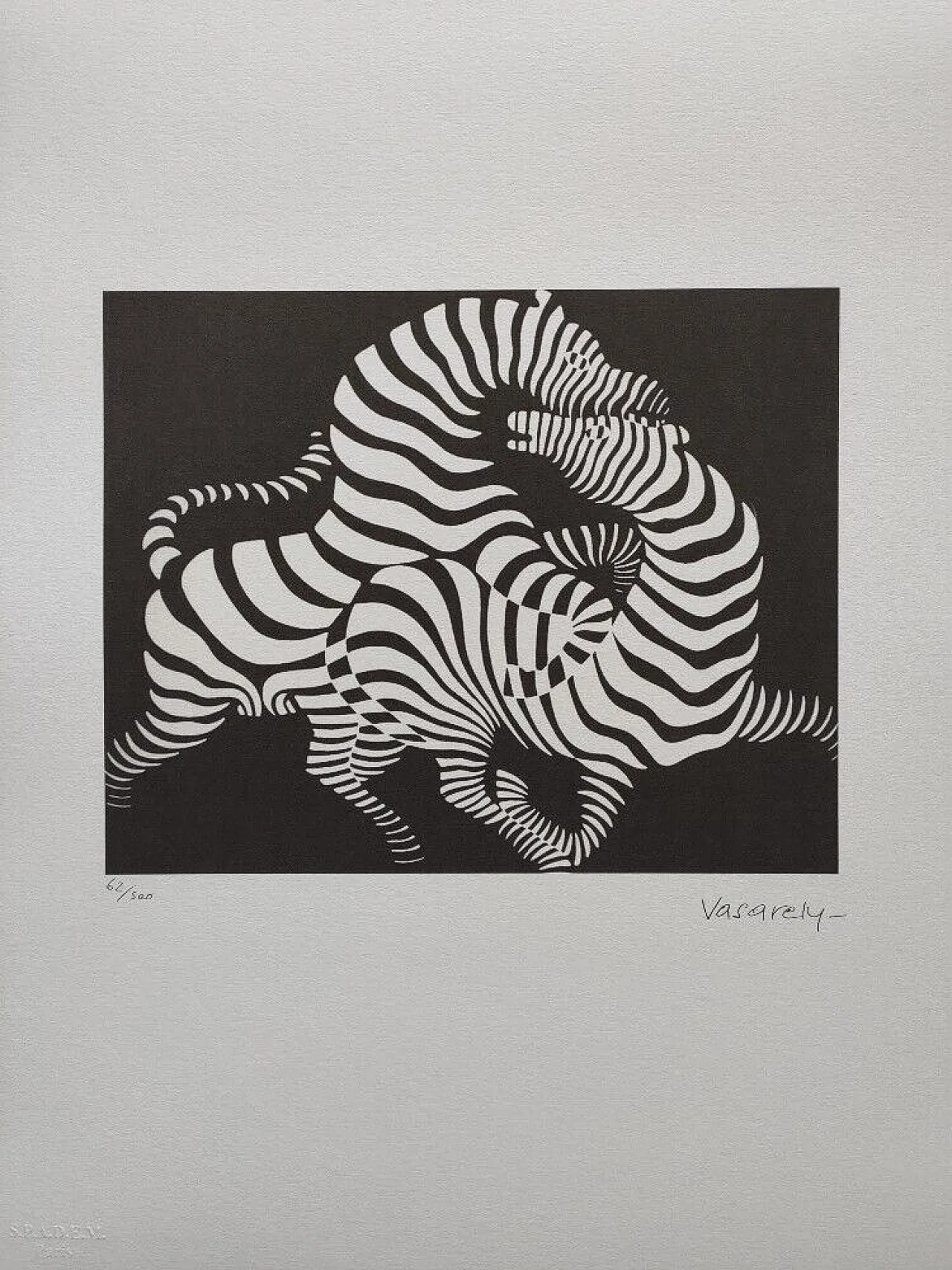Zebre giocose di Victor Vasarely, '900 3