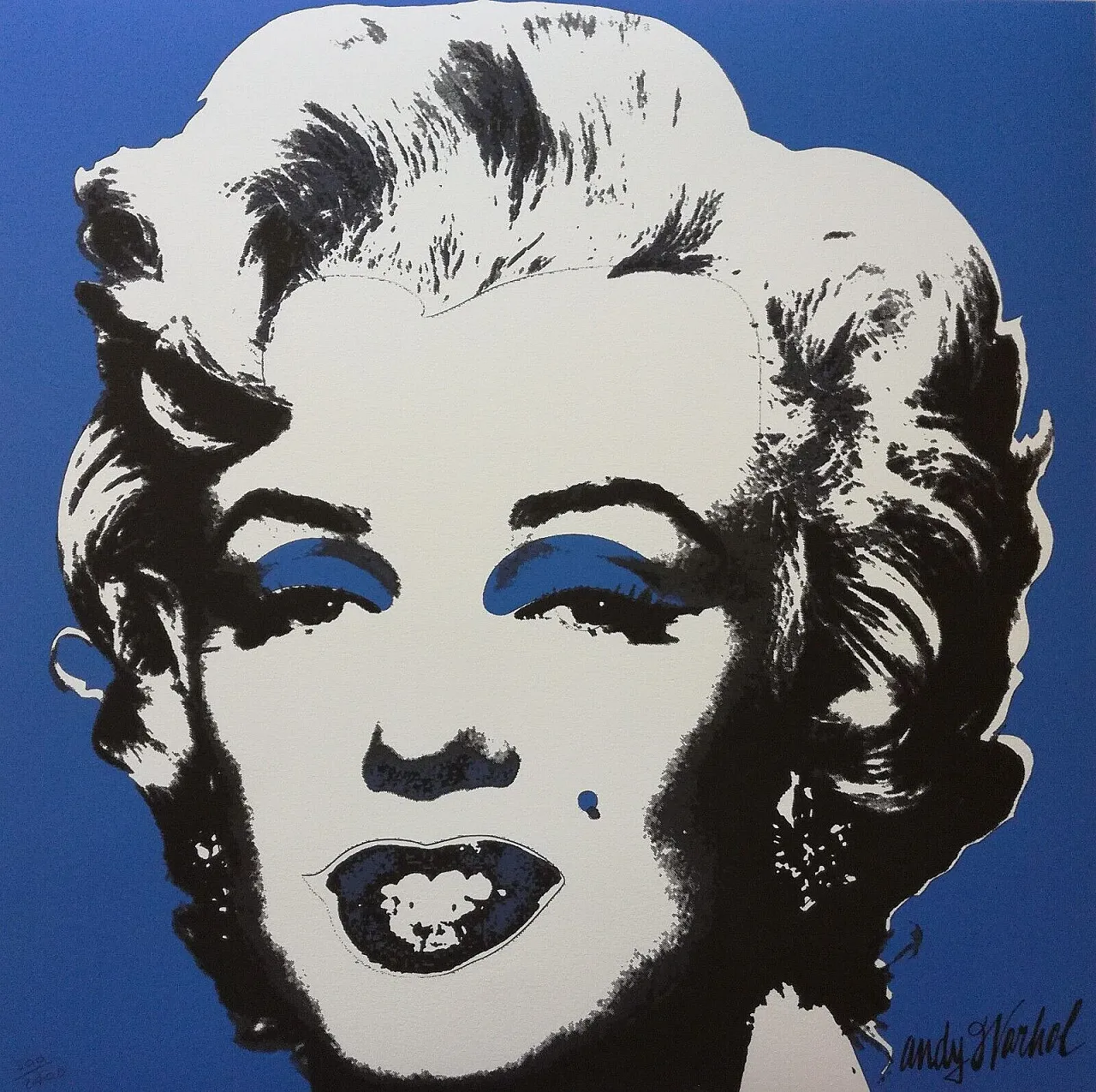 Marilyn Monroe di Andy Warhol, litografia edizione limitata, anni '80 1