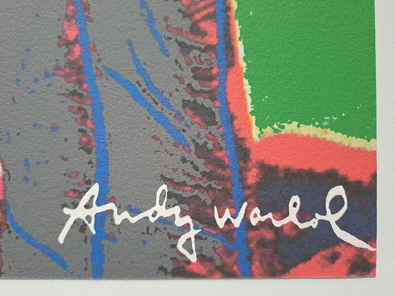 Elefante di Andy Warhol, litografia in edizione limitata, anni '80 4