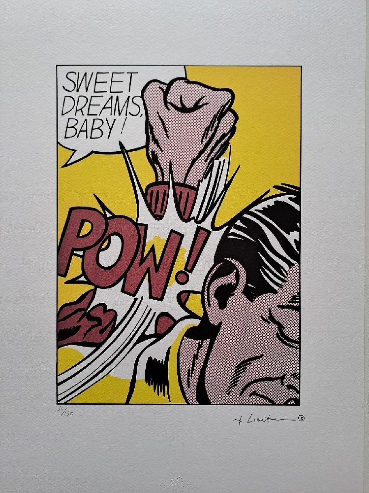 Sogni d'oro, tesoro! di Roy Lichtenstein, fine '900 2