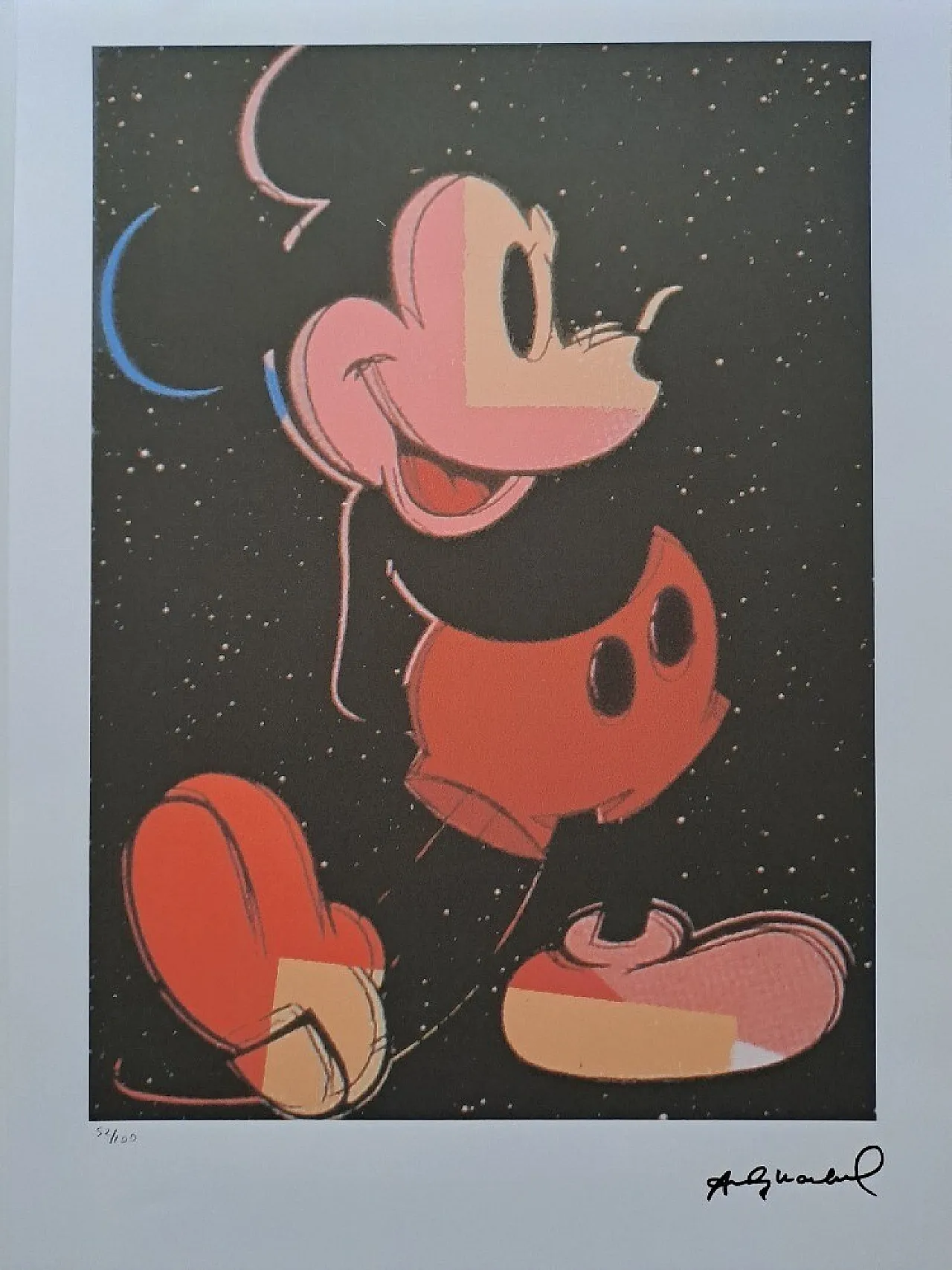 Mickey Mouse by Andy Warhol, lithograph, 20th century 1