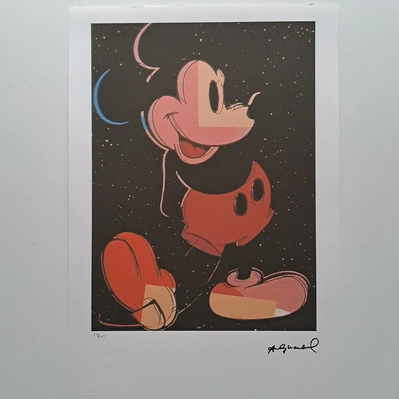 Mickey Mouse by Andy Warhol, lithograph, 20th century 2