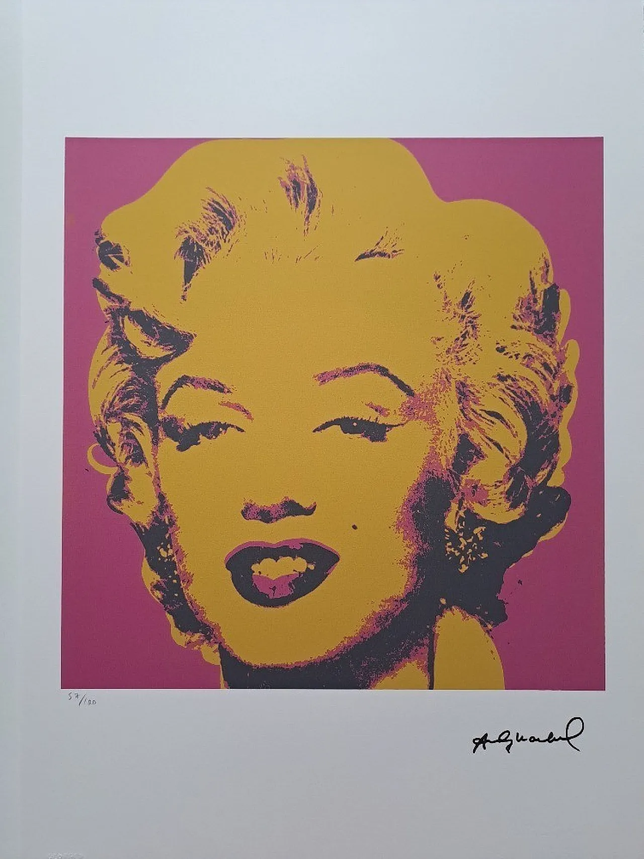 Marilyn Monroe byAndy Warhol, lithograph, 20th century 1