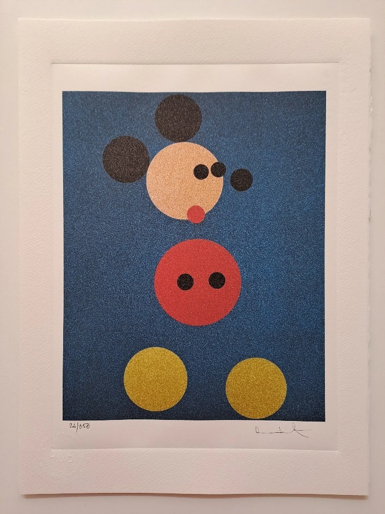 Mickey di Damien Hirst, litografia da collezione, '900 2