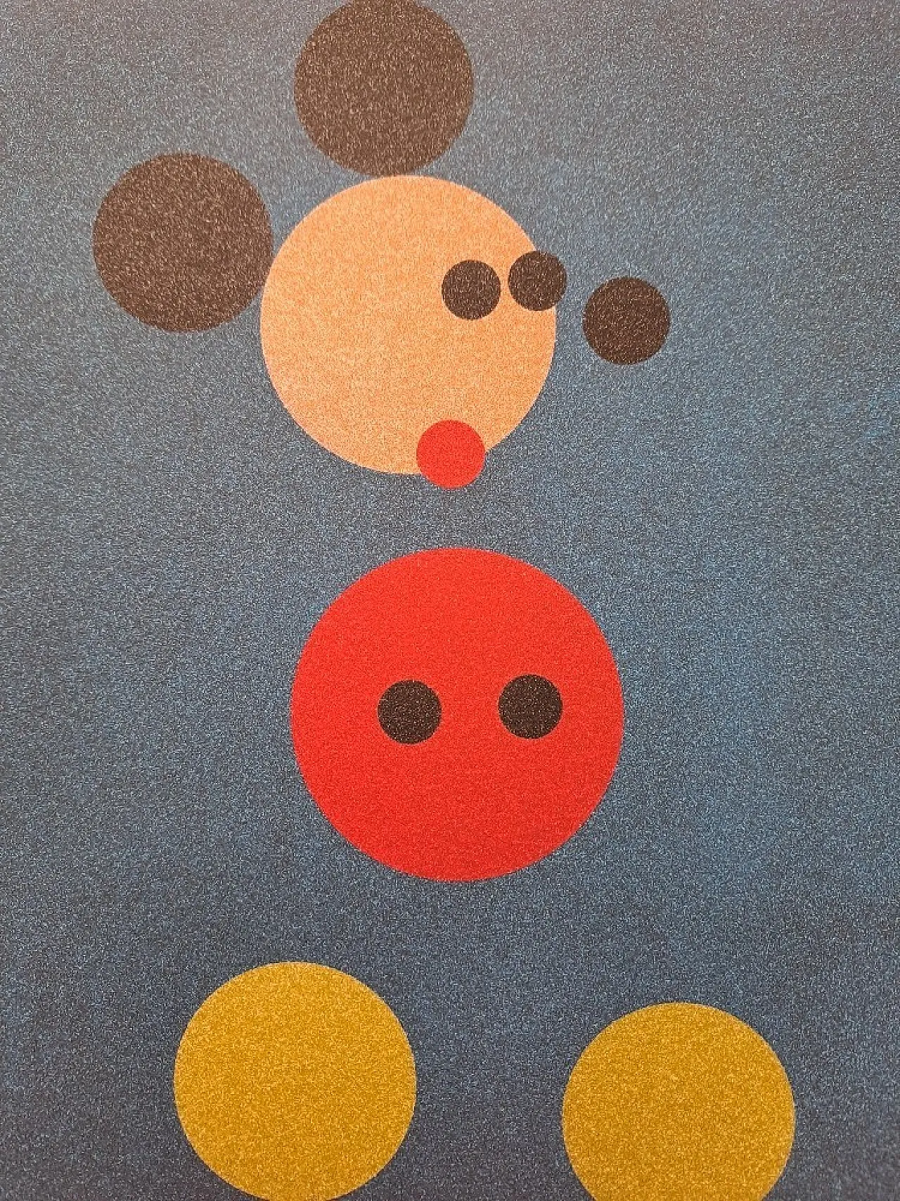 Mickey di Damien Hirst, litografia da collezione, '900 4