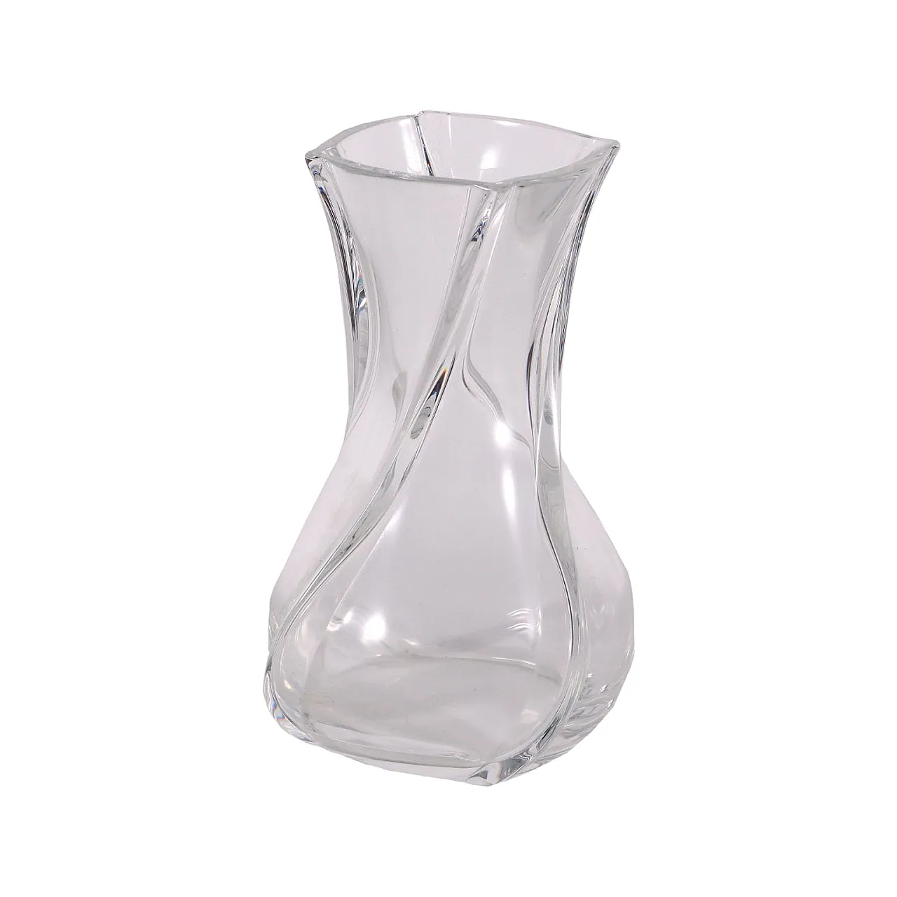 Serpentine vase in Baccarat crystal 1