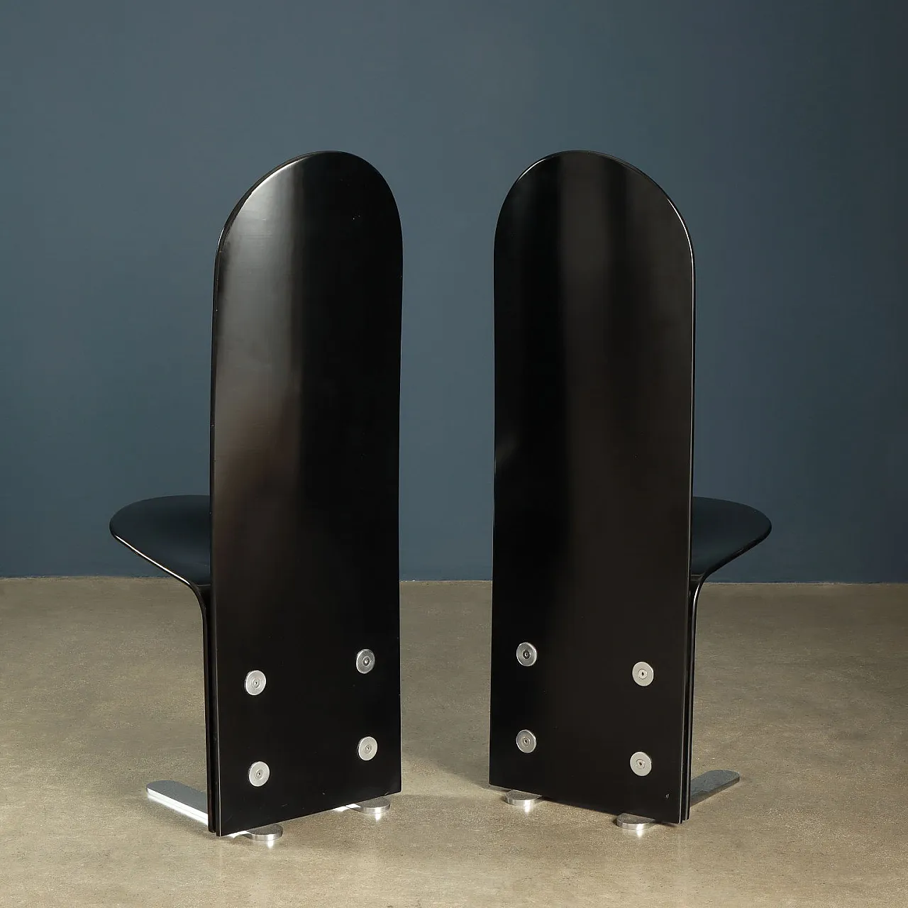 6 Pellicano chairs by Luigi Saccardo for Arrmet, 1980s 3