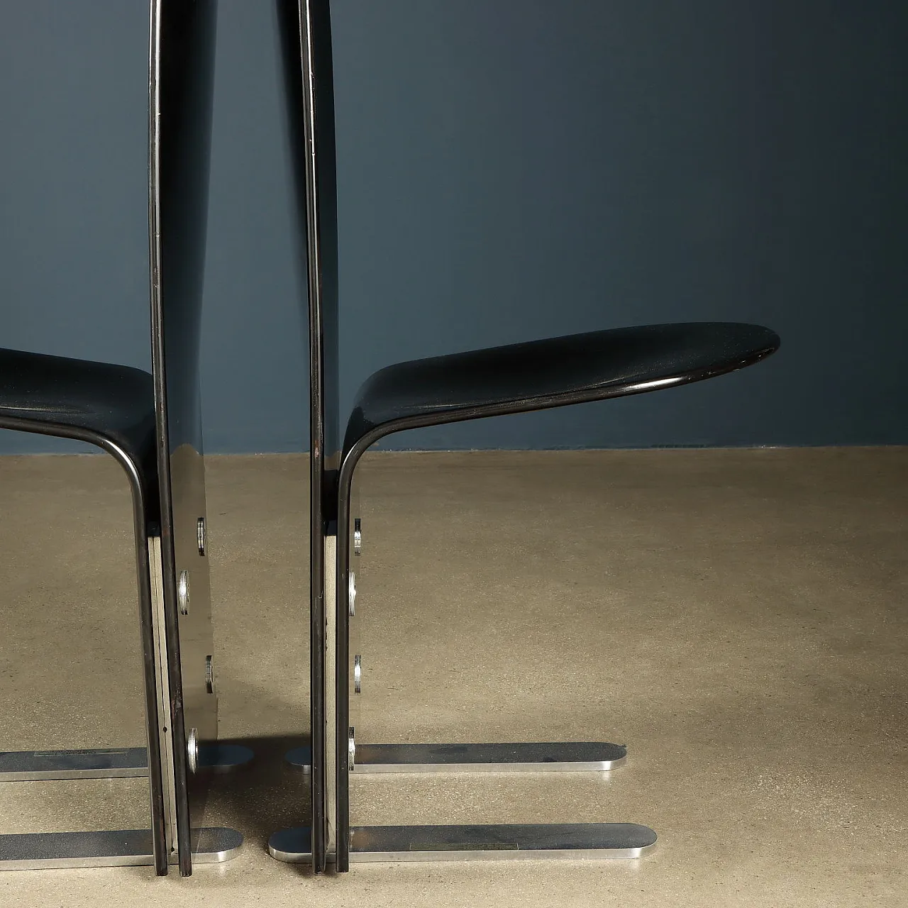 6 Pellicano chairs by Luigi Saccardo for Arrmet, 1980s 6