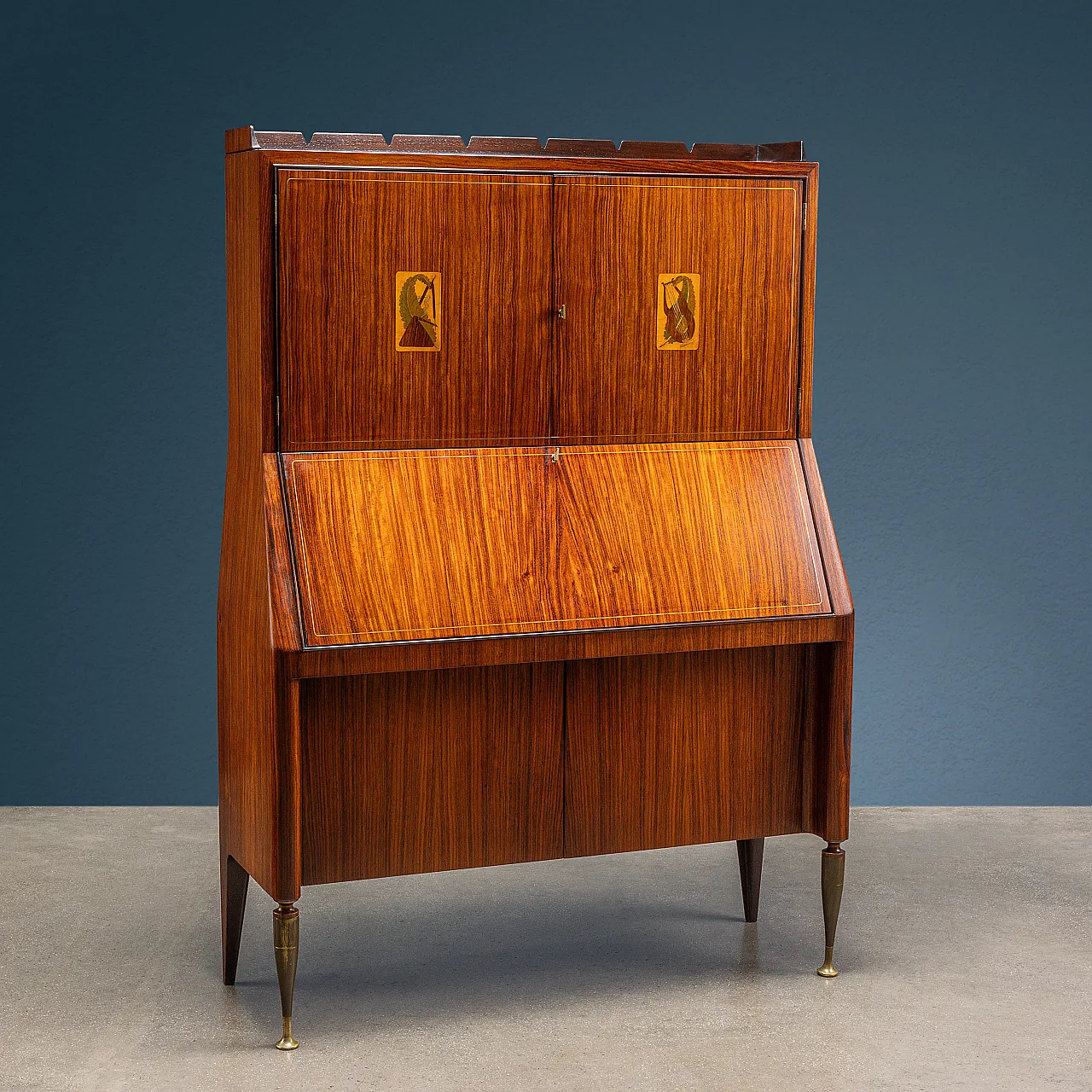 Mobile ribalta in legno, anni '50 1