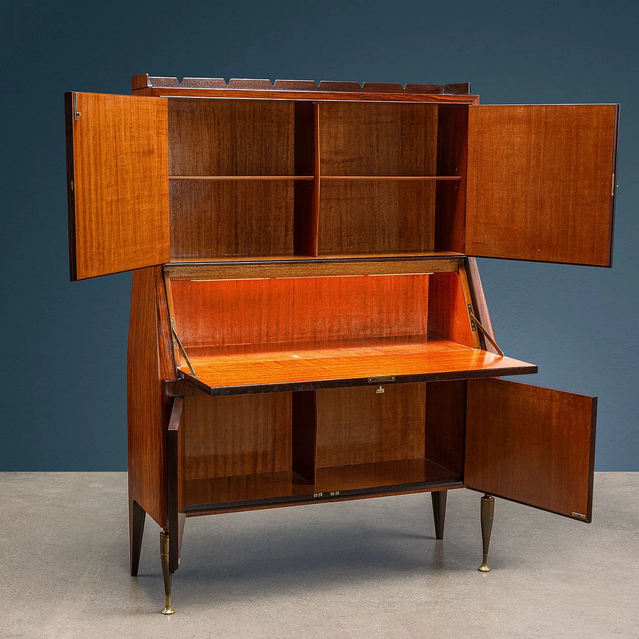 Mobile ribalta in legno, anni '50 2