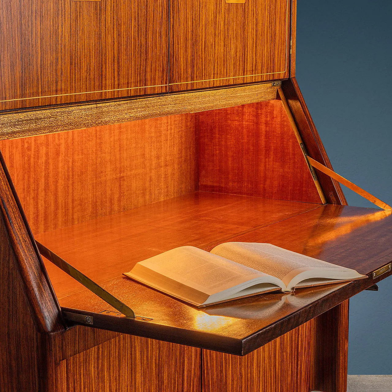 Mobile ribalta in legno, anni '50 4