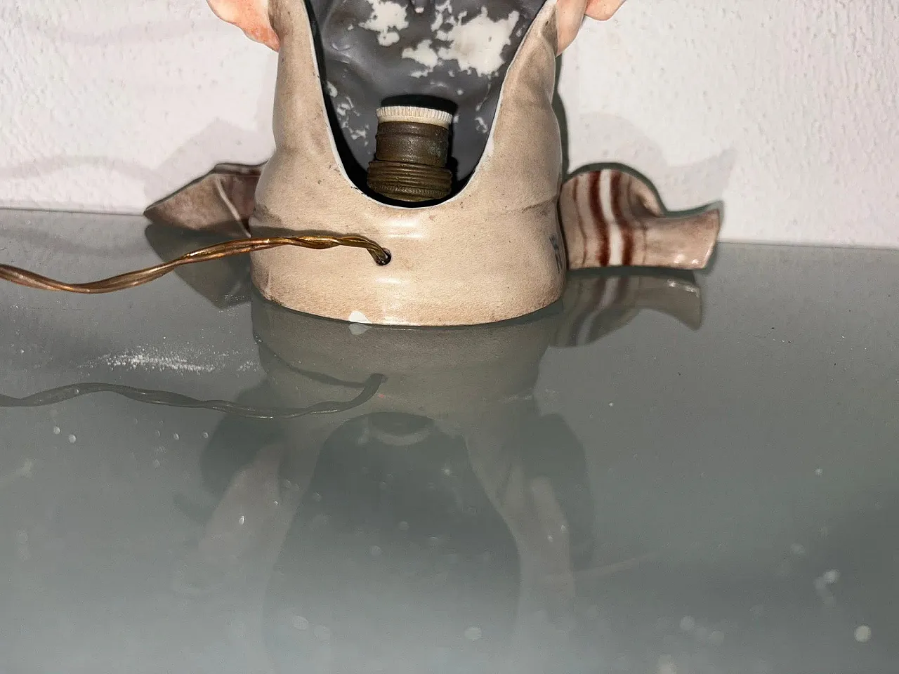 Lampada, testa anziano Capodimonte 11