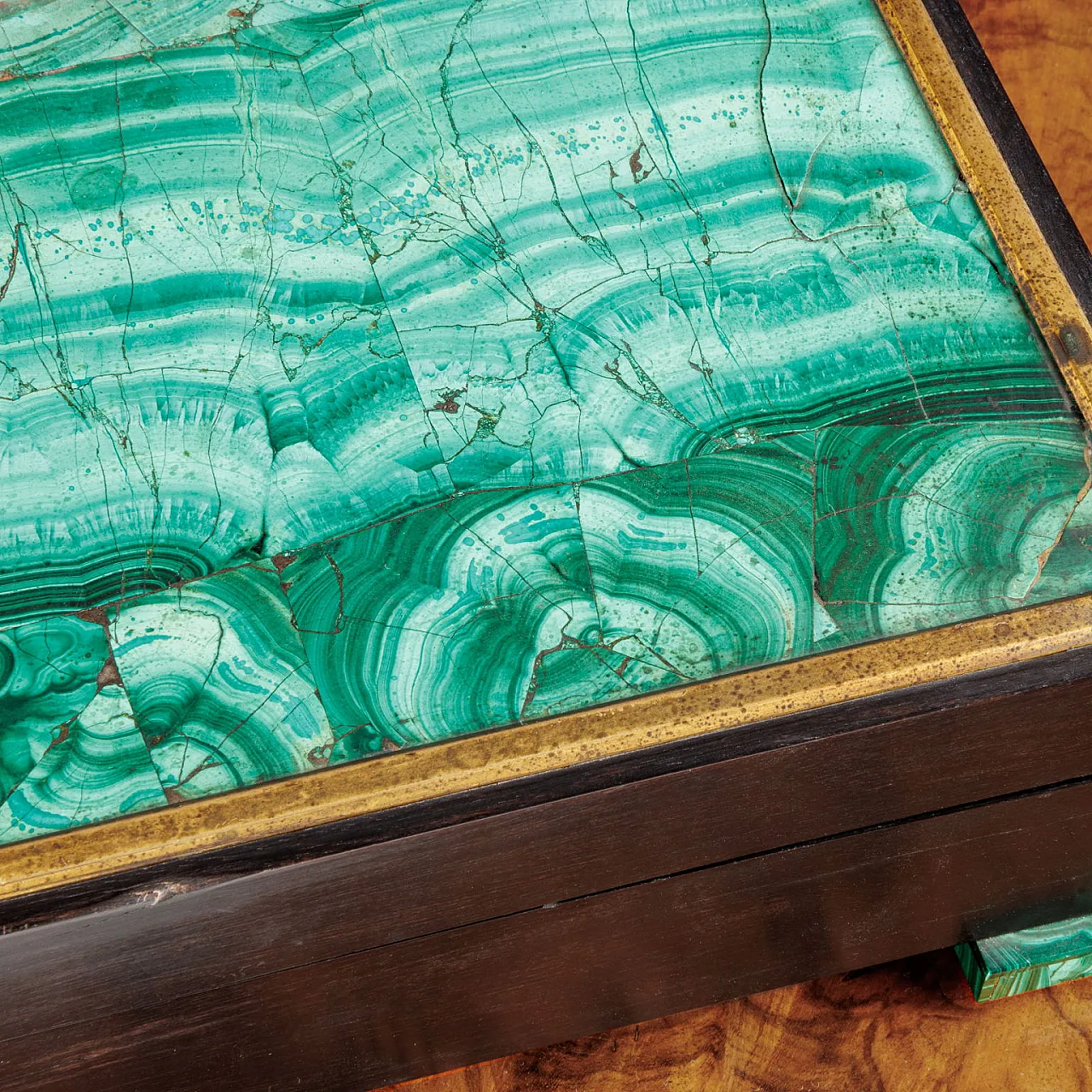 Cassetta porta documenti in legno, fine '800 5