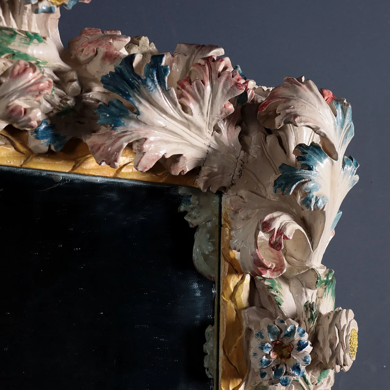 Lacquered frame, late 18th century 4