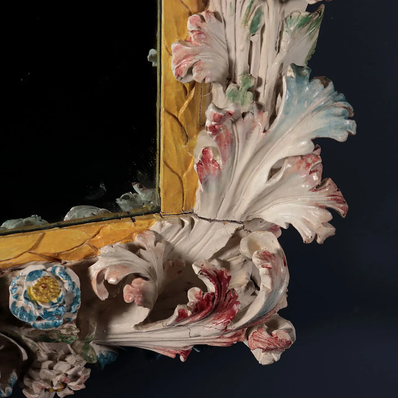 Lacquered frame, late 18th century 8