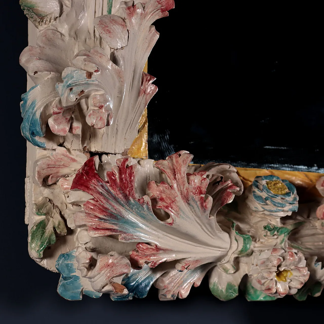 Lacquered frame, late 18th century 9