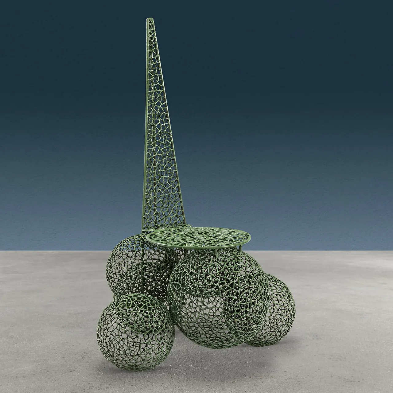 Poltrona Piramide di Anacleto Spazzapan, anni 2000 1