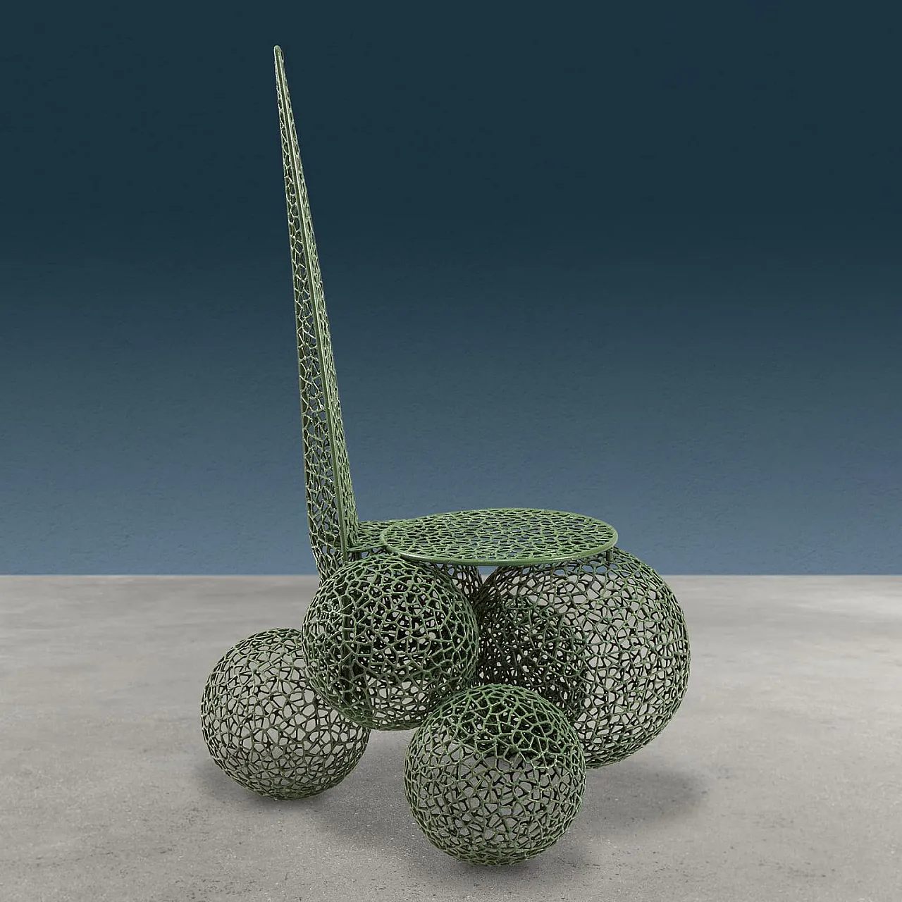 Poltrona Piramide di Anacleto Spazzapan, anni 2000 2