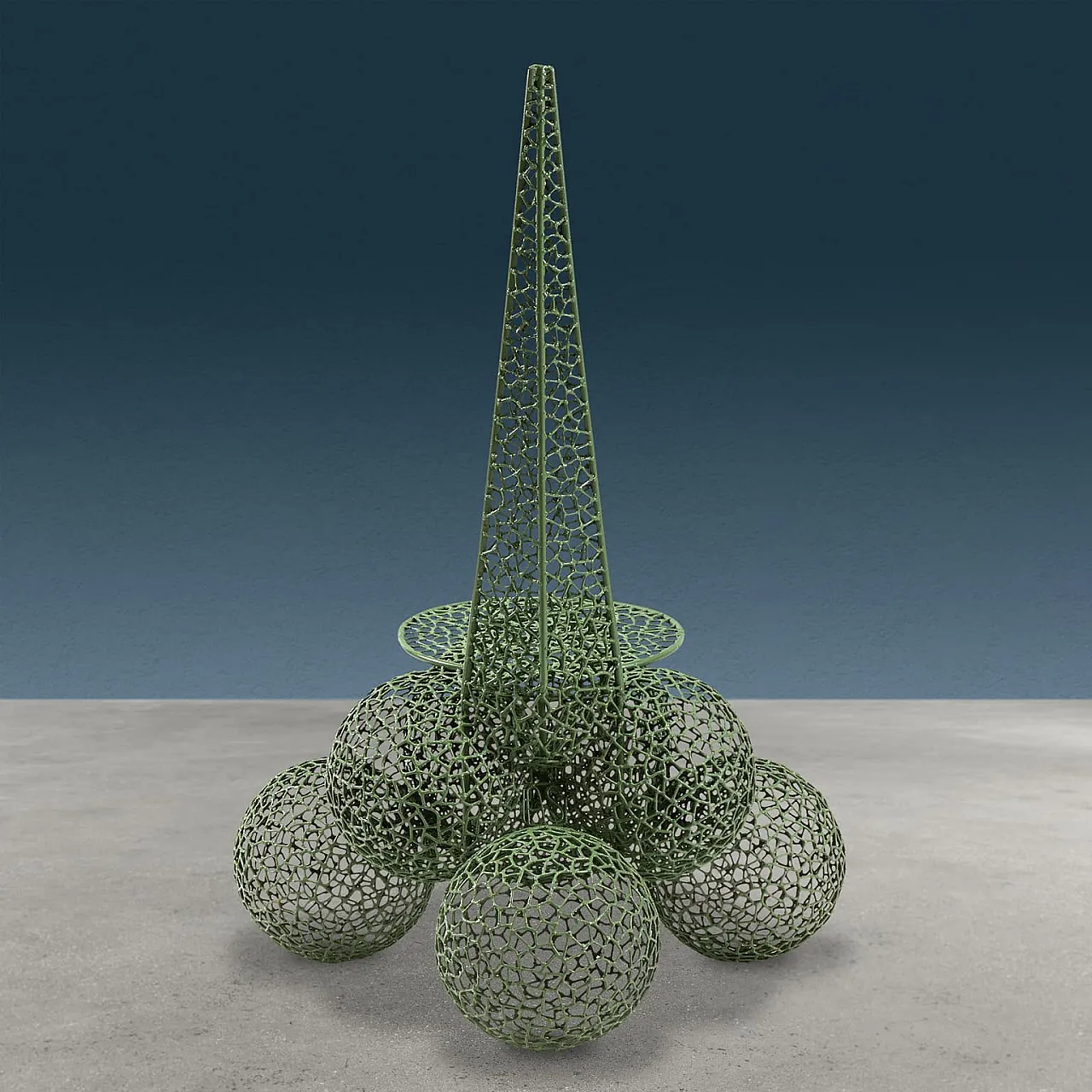 Poltrona Piramide di Anacleto Spazzapan, anni 2000 3