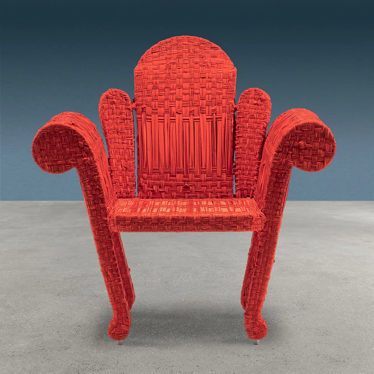 Poltrona Tre Schienali di Anacleto Spazzapan, anni 2000 3