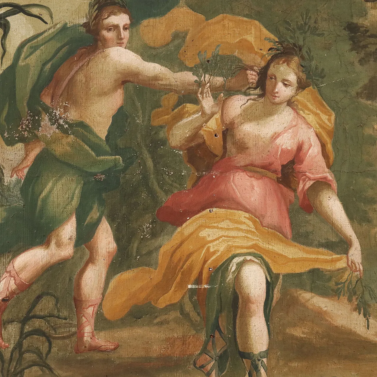 Dipinto Apollo e Dafne, '700 6