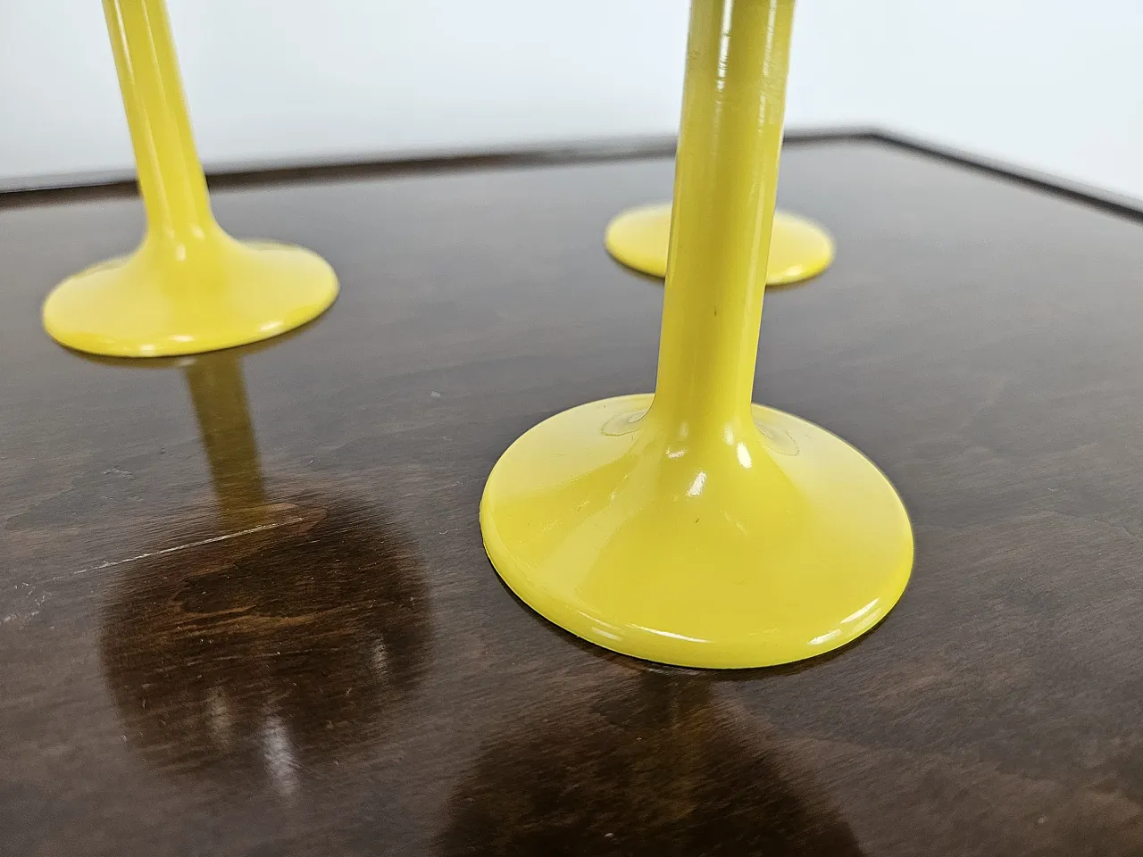 8 coppe gelato in plastica e metallo, anni '70 5