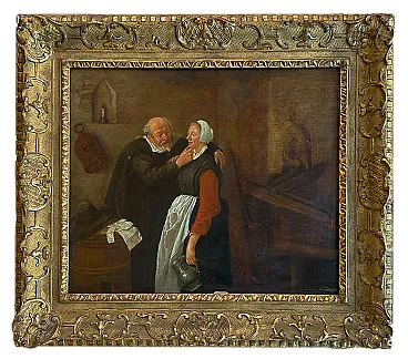 Il Vecchio e la Servitrice di David Teniers il Giovane, '600