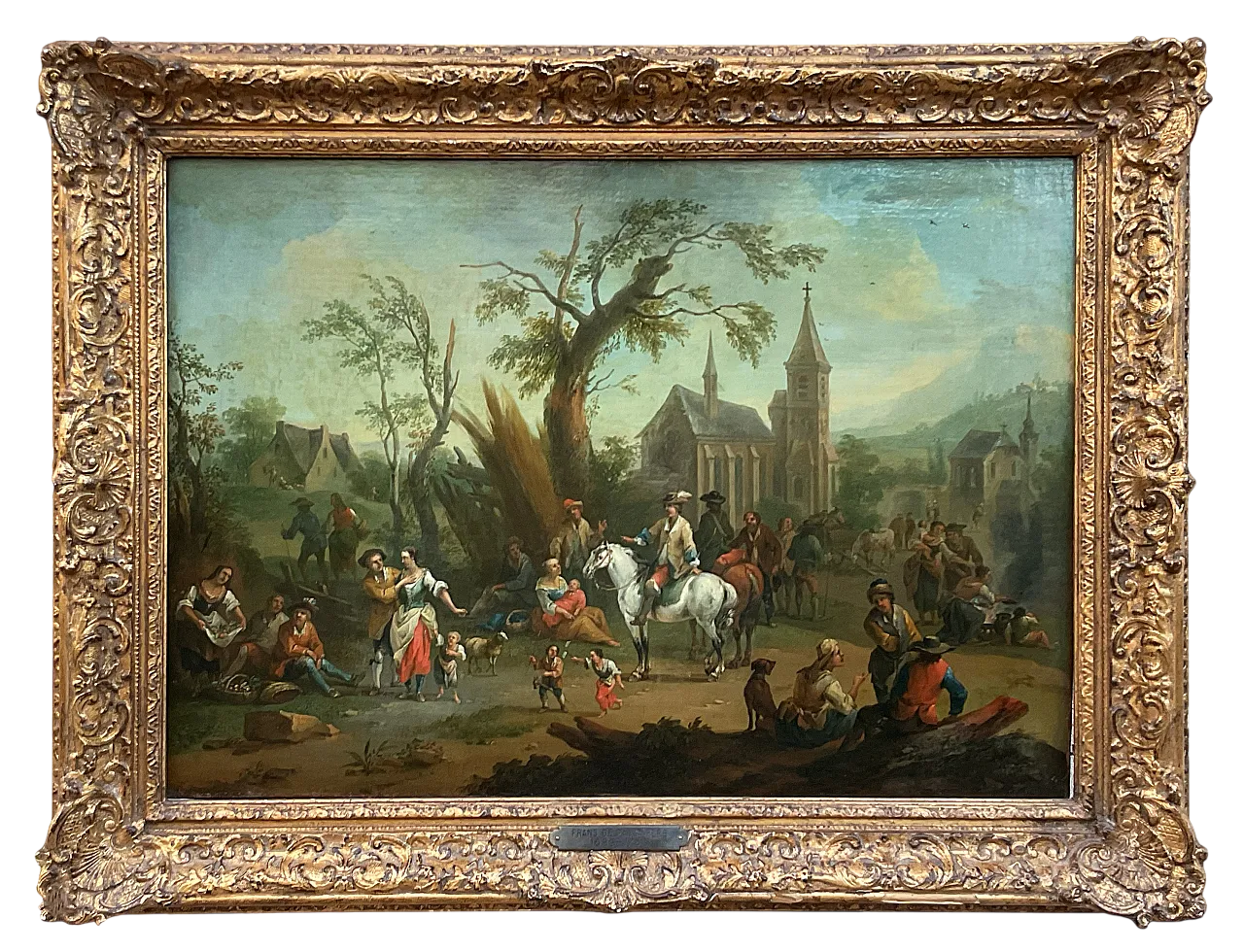 Scena di Villaggio di Franz de Paula Ferg (att.), '700 7