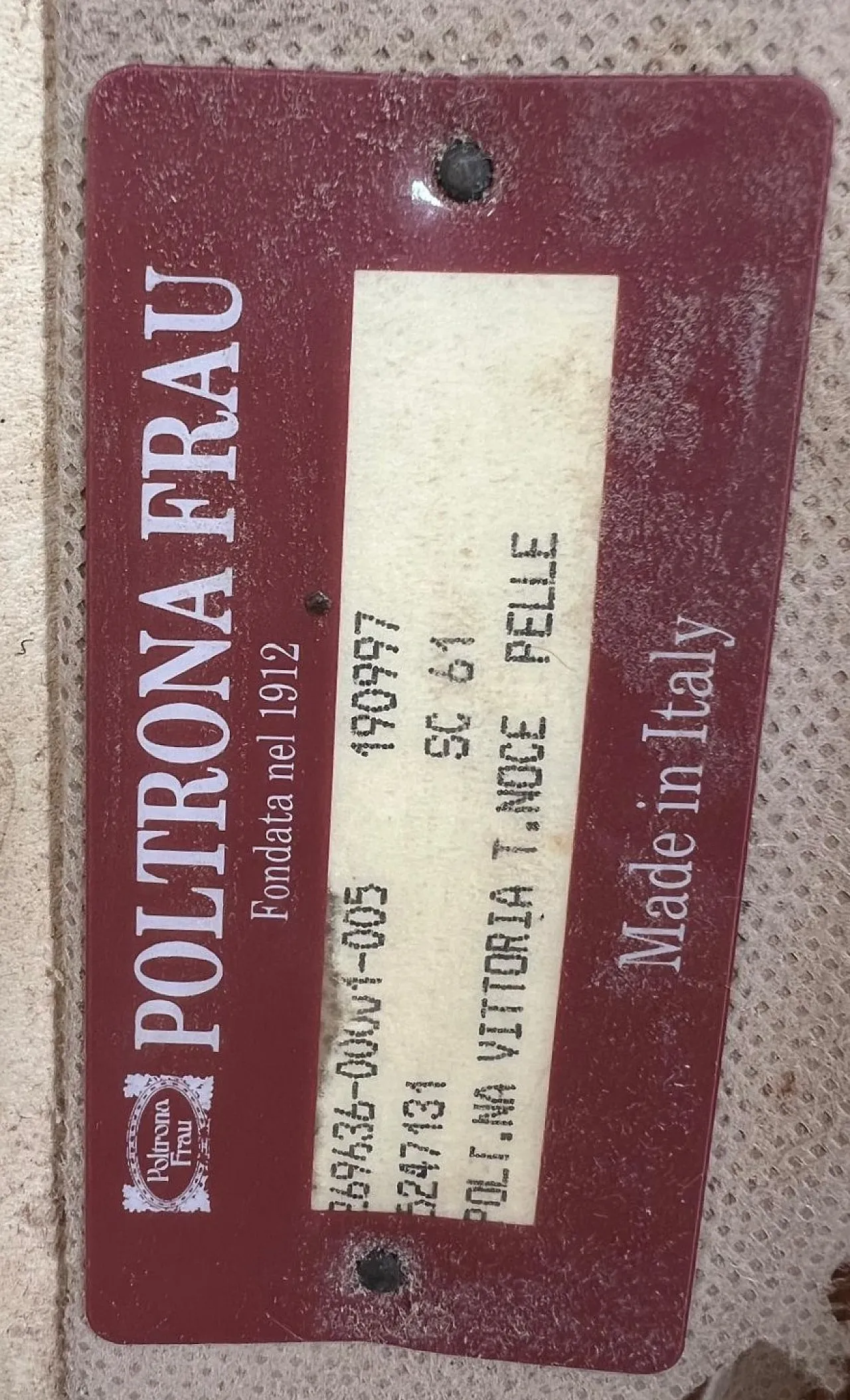 6 Sedie Vittoria di Poltrona Frau, 1997 4