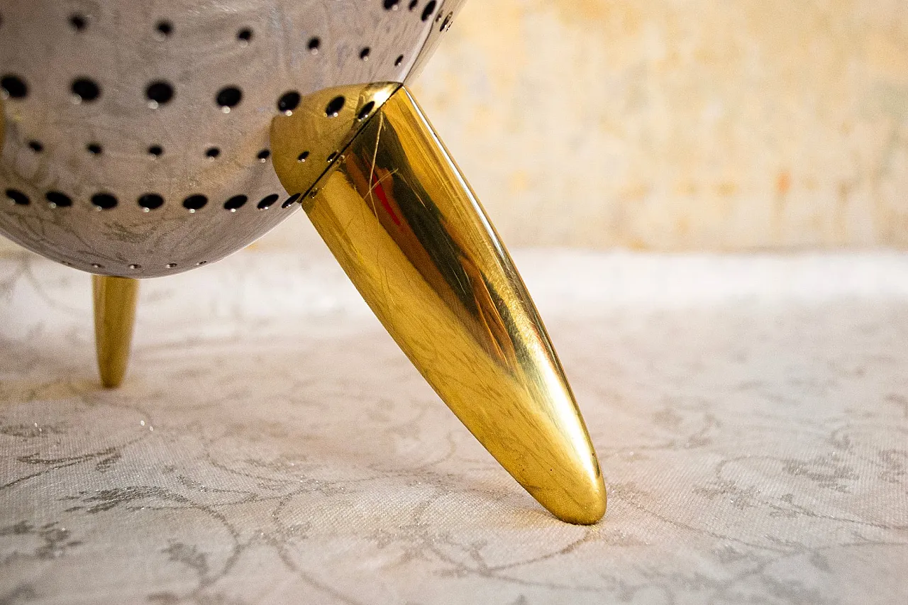 Scolapasta Max le Chinois in acciaio di P. Starck per Alessi, anni '90 2