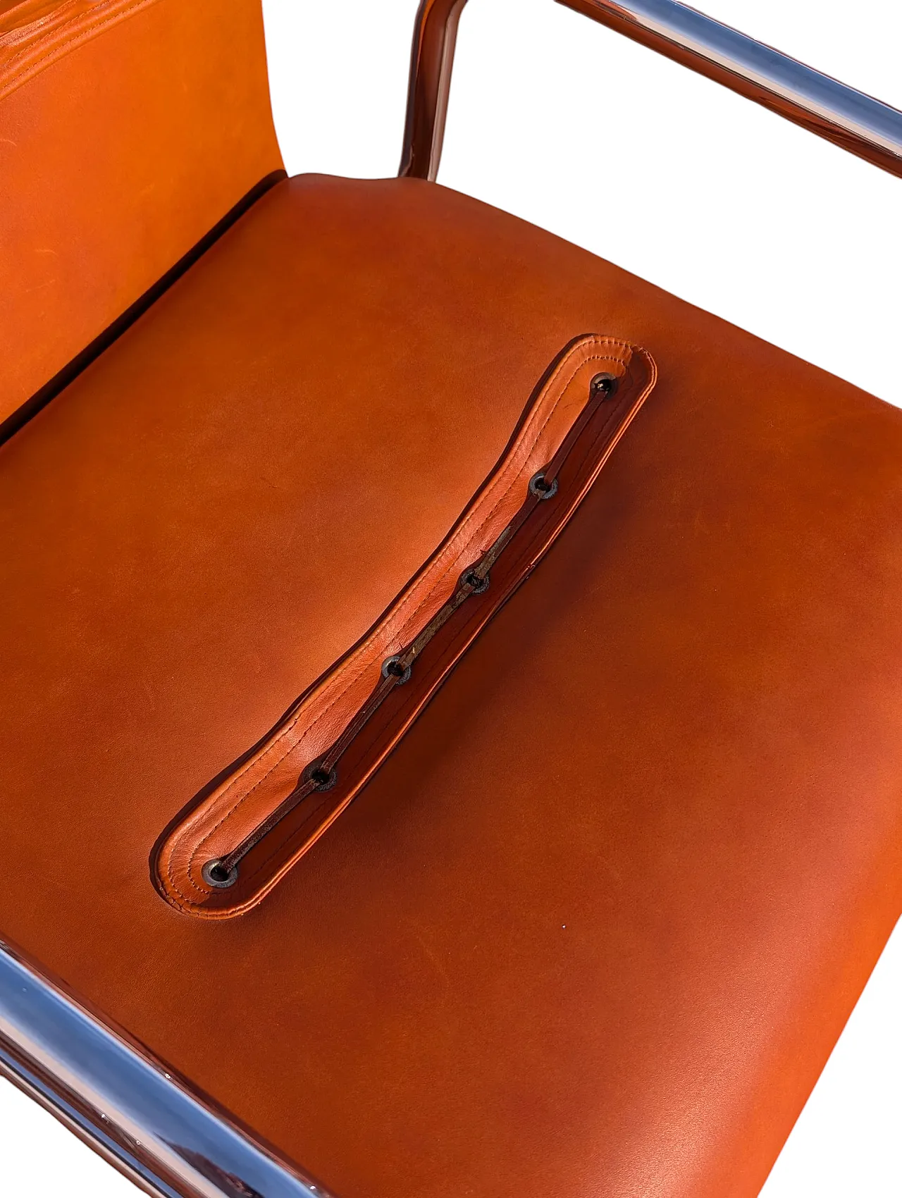 4 Tucroma leather chairs by Guido Faleschini, 1970s 3