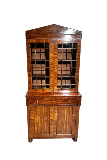 Vetrina in mogano, metà '900